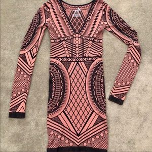 Free people bodycon print dress